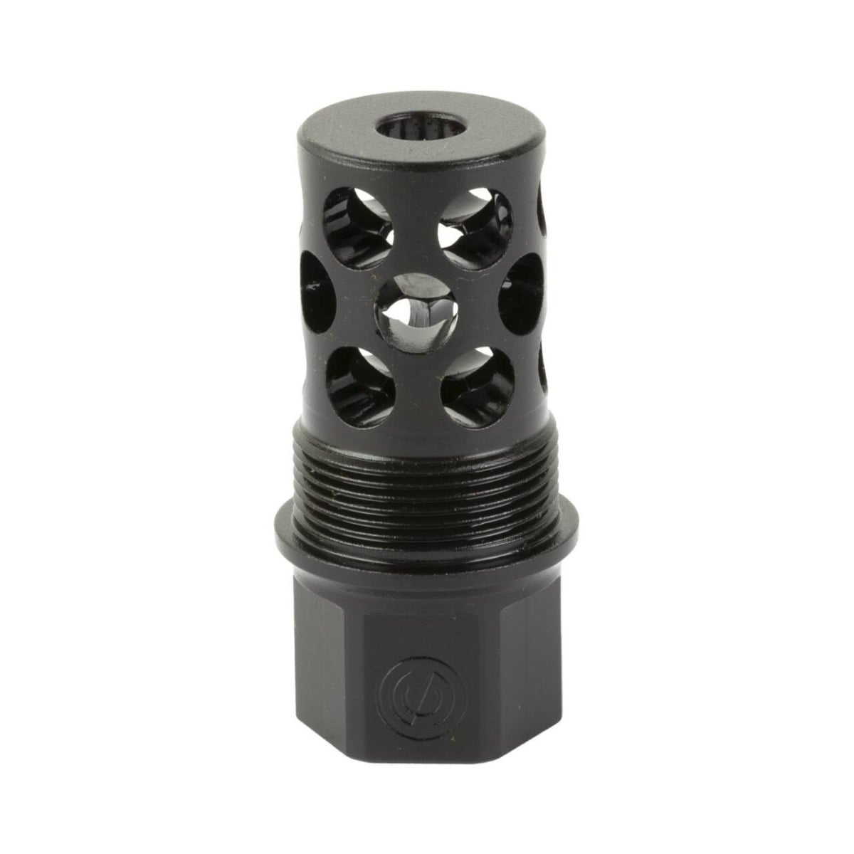 SilencerCo Compact Radial Brake 1/2-28, Black - Superior Muzzle Control and Reduced Recoil - AC5232