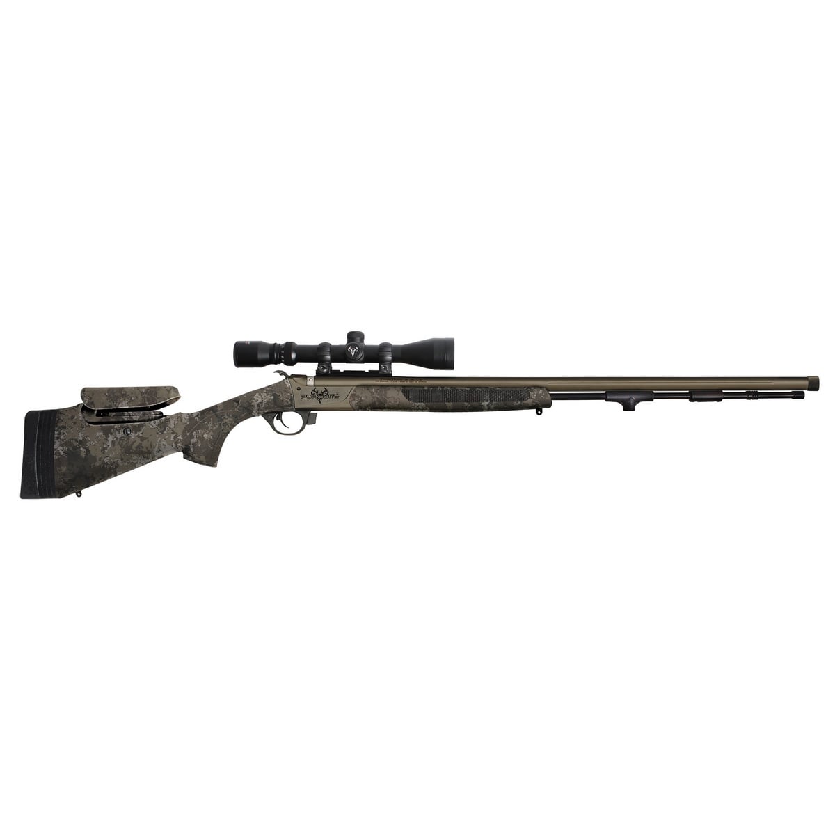 Traditions Pursuit XT Pro .50 Cal Single Shot Rifle - Enhanced Precision with Alpine Camo - R53-746604534