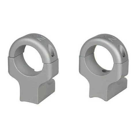 DNZ Game Reaper 2 2-Piece Ringmount (2 screws) - 1" High Silver Fits Howa 1500 Mossberg 100ATR 4X4 MVP Weatherby Vanguard Remington 7007217227