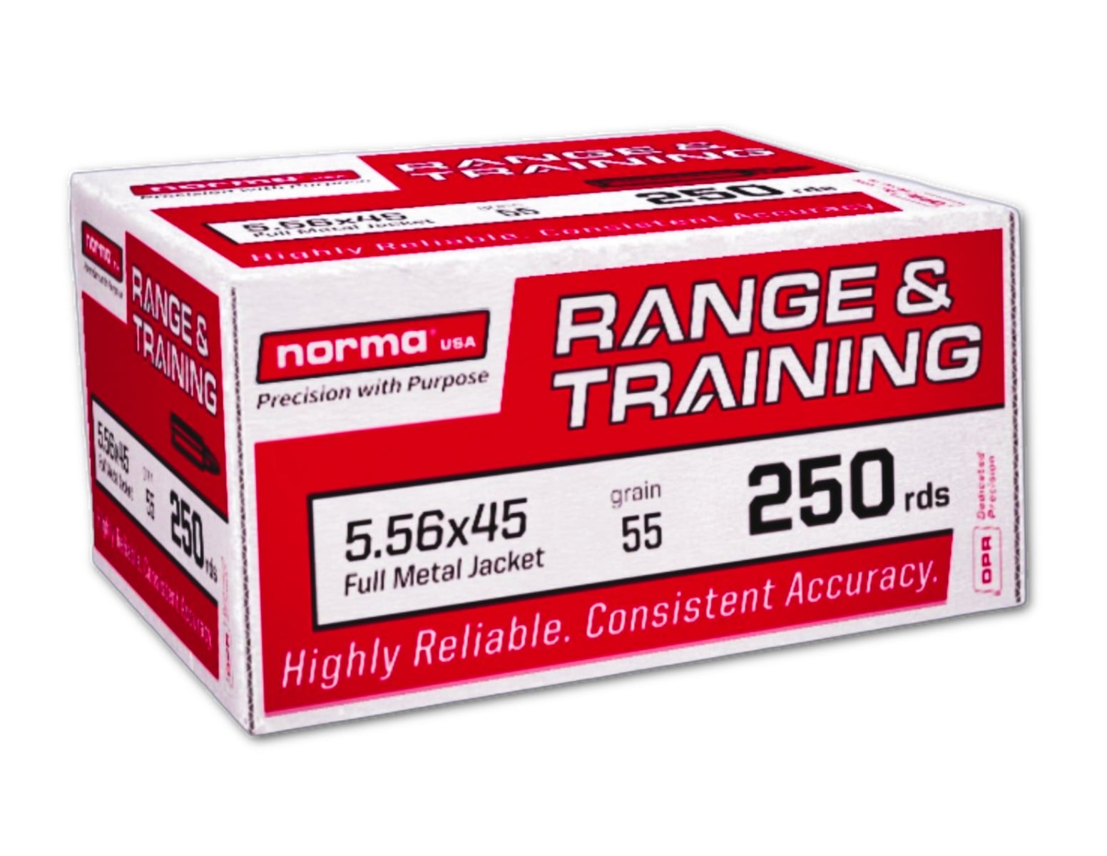 Norma Range & Training 5.56 55gr FMJ, 250rd - 701703514