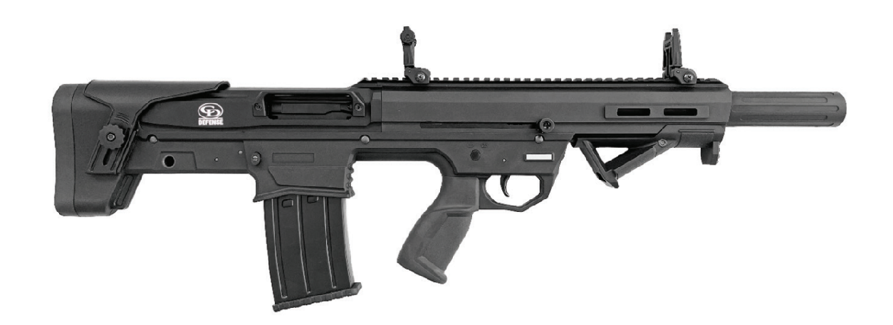 Charles Daly N4S G3 Bullpup 12 Gauge 18.5" 5rd Semi-Auto Shotgun, Black - 930.388