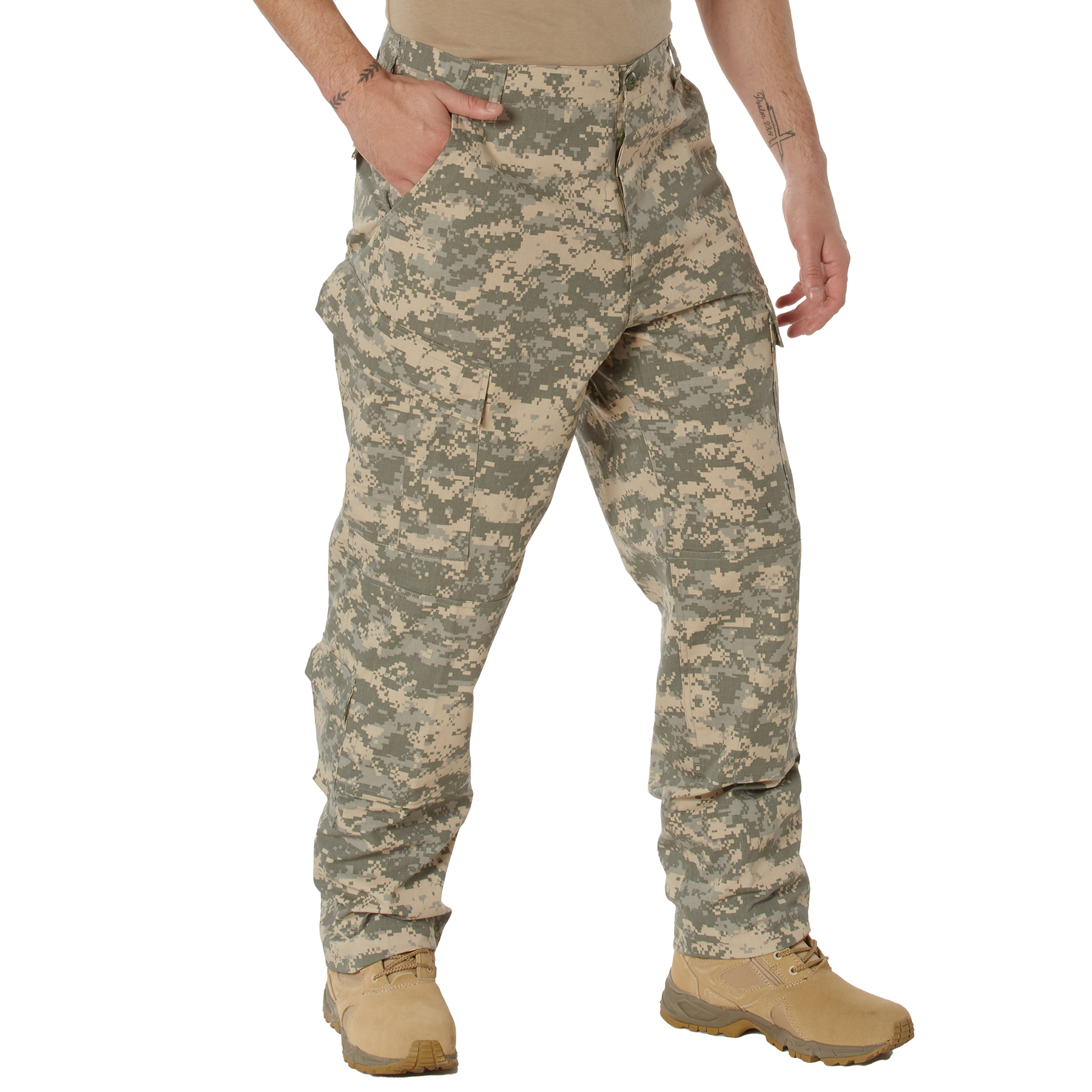 Rothco Acu Digital Camo Combat Uniform Pants - Large