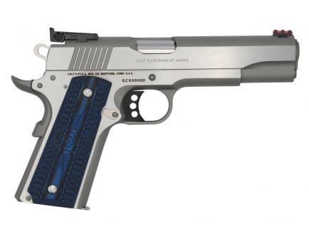 Colt Gold Cup 38 Super 9+1 Round Pistol, Brushed Stainless - O5073GCL
