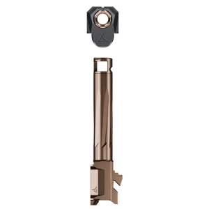 Radian-Weapons Radian Weapons Afterburner Compensator and Ramjet Barrel Combo for Glock 19 Gen 5 Bronze Barrel