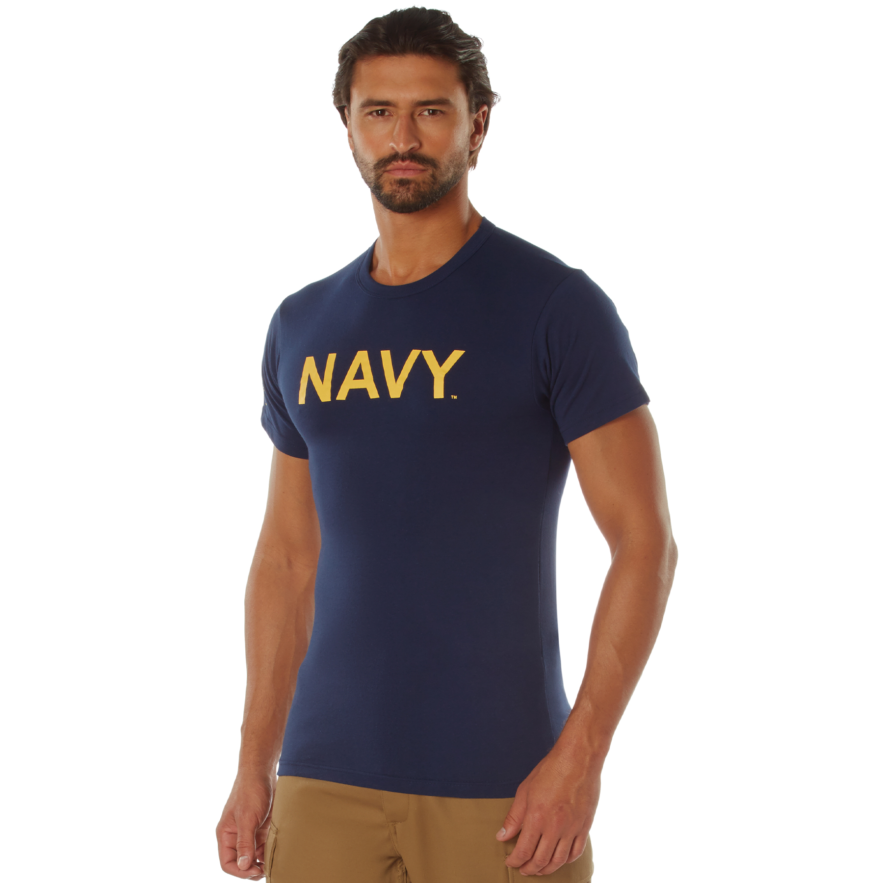 Rothco Navy T-Shirt - Navy Blue, Large