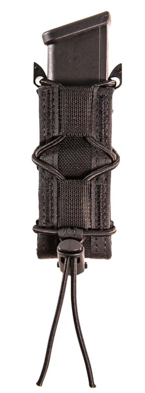High Speed Gear 13PT10BK TACO Mag Pouch Single Black Nylon Belt Compatible w/ Pistol