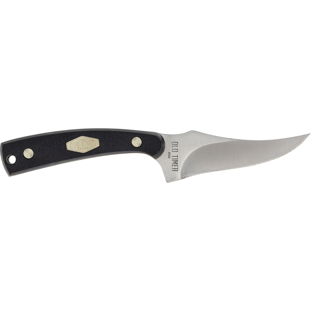 Old Timer Sharpfinger Fixed Knife Clip Point, Black