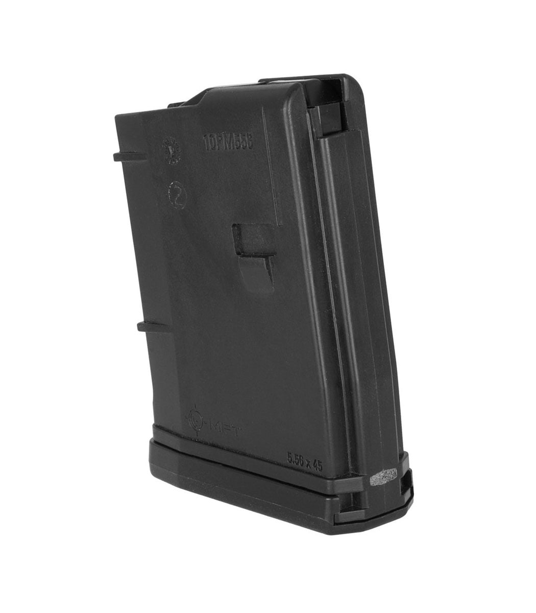 Mission First Tactical 10rd Polymer 5.56mm Magazine, Black - 10PM556BAG-BL