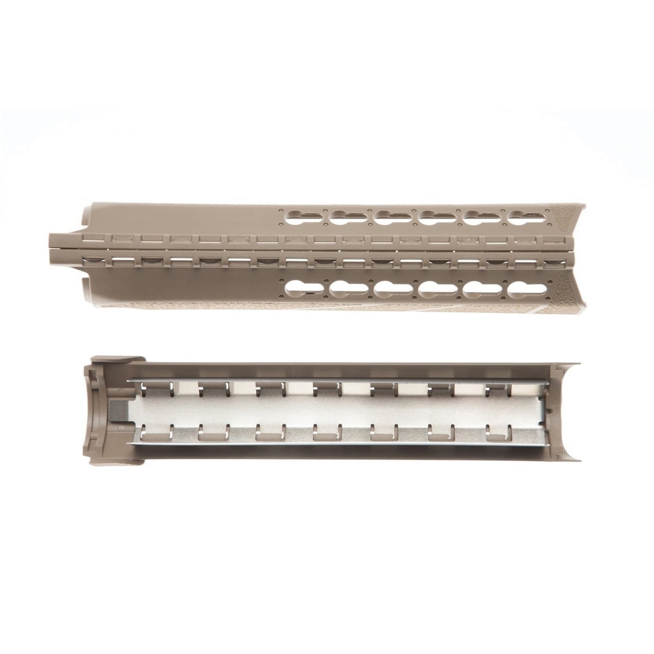 BCM Gunfighter Polymer KeyMod Rail, FDE - BCM-PKMR-MID-FDE