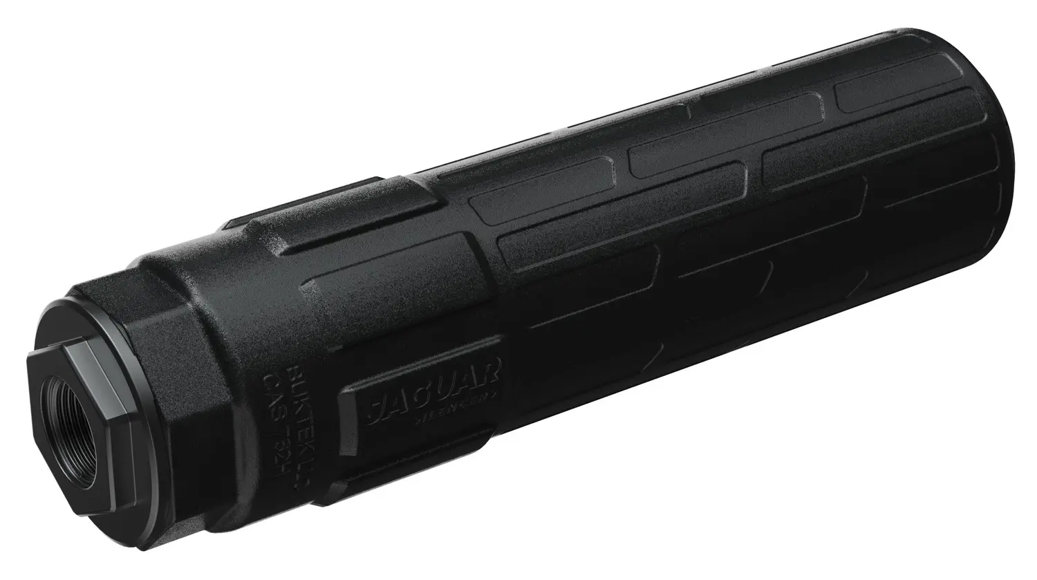 BUKTEK CAS889TH-SB Shorty Black Suppressor
