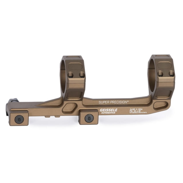 Geissele Geissele AR-15/M4 Super Precision Scope Mount 34 mm Tube 0 MOA Hyper Extended Type 3 Anodized DDC