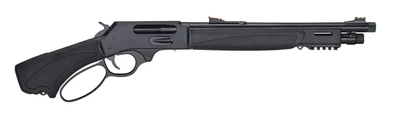 Henry H010GBLX4570 Bear's Leg 45-70 Gov 3+1 13.80" Blued Threaded Barrel, Blue Steel Drilled Tapped Receiver, Black Synthetic Fixed w/Pistol Grip Stock