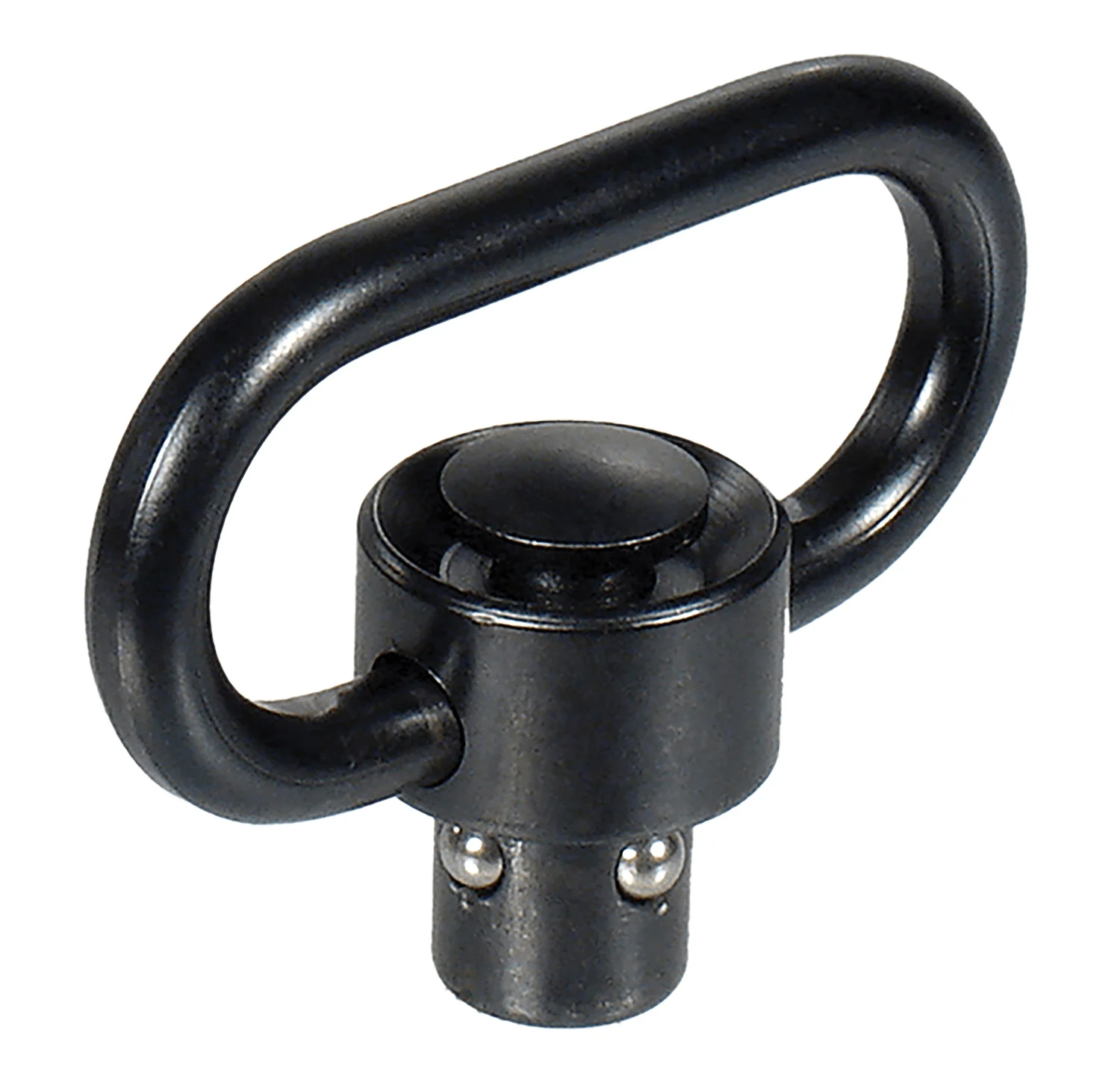 Leapers TLQDSW18 QD Sling Swivel Black 1.38" Push Button Steel