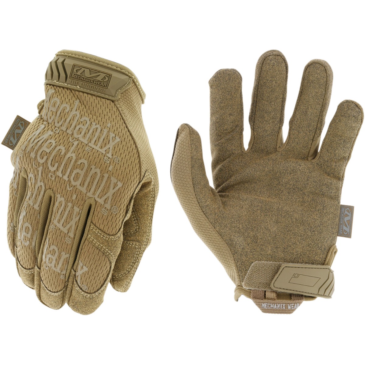 Mechanix Wear Original Synthetic Leather, Coyote, Small - MG-72-008