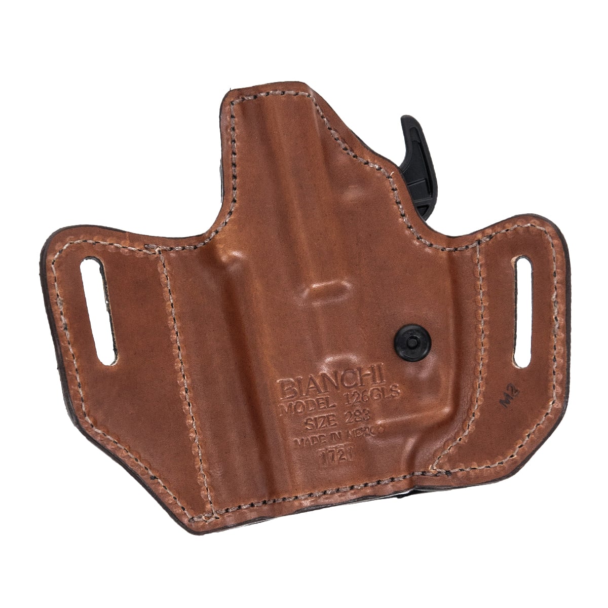 Bianchi Model 126GLS Assent Pro-Fit Beretta APX OWB Holster RH Leather, Tan