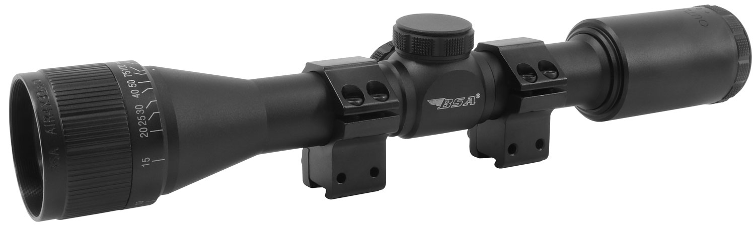 BSA Optics Outlook 4x32mm Mil-Dot Air Rifle Scope - AIR4X32AOTB