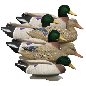 HIGDON Battleship Oversized Mallard Flock Head Decoys 6pk