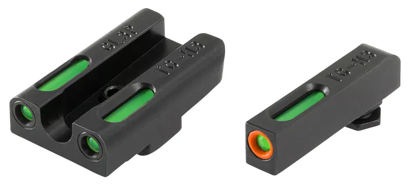 Truglo TFX Pro Handgun Sights Black Green/Orange Glock 42/43/43X/48
