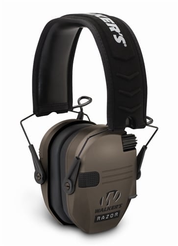 Walker Razor-Slim Shooter Electronic Folding Muff Series, Flat Dark Earth - GWP-RSEM-FDE