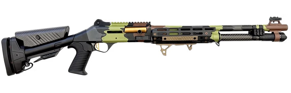 Orthos Arms Raider S4 Elite 12 Gauge 18.5" 6rds Semi-Auto Shotgun, Highland Elite