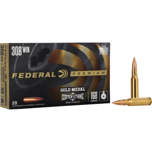 Federal GM308OTM1 308 Cal 168 GROpen Tip Match (OTM) - 20rd Box