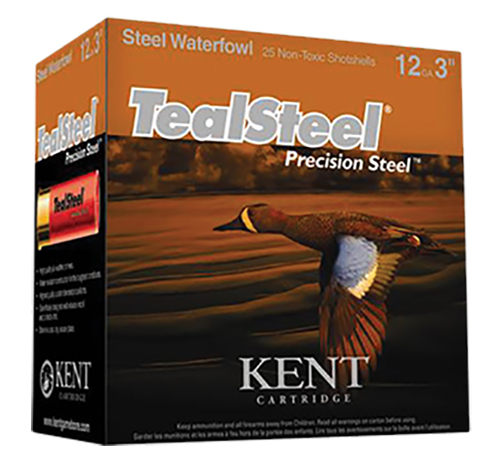Kent TealSteel 12 Gauge Shotgun Shells 3" #6 1 1/4 oz., 25rds - K123ST32-6