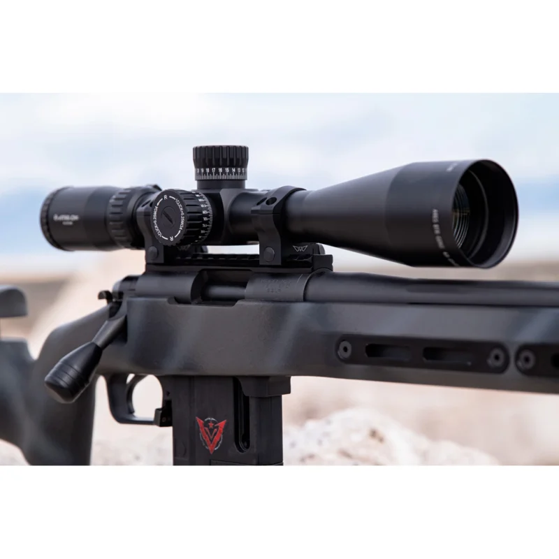 Warne Mountain Tech Scope Rings Matte Black 1 in. Ultra High