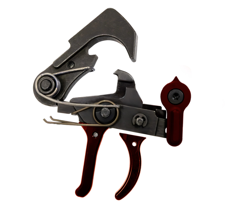 Franklin Armory BFSIII AR-Elite Trigger Curved/Flat Crimson Red - 00-50631-CRM