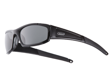 ESS EyePro CDI Black Ballistic Sunglasses, Clear & Smoke Gray Lenses, Black