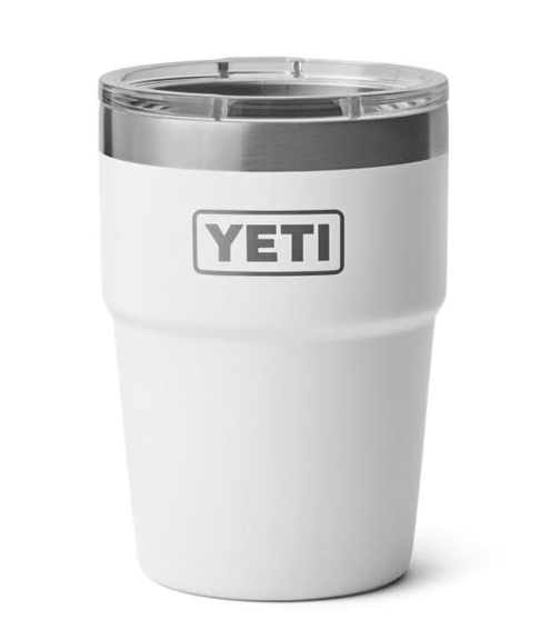 YETI Rambler 16 oz Stackable Tumbler with MagSlider Lid, White