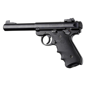Hogue Ruger MKIV Rubber Grip with Finger Grooves Black