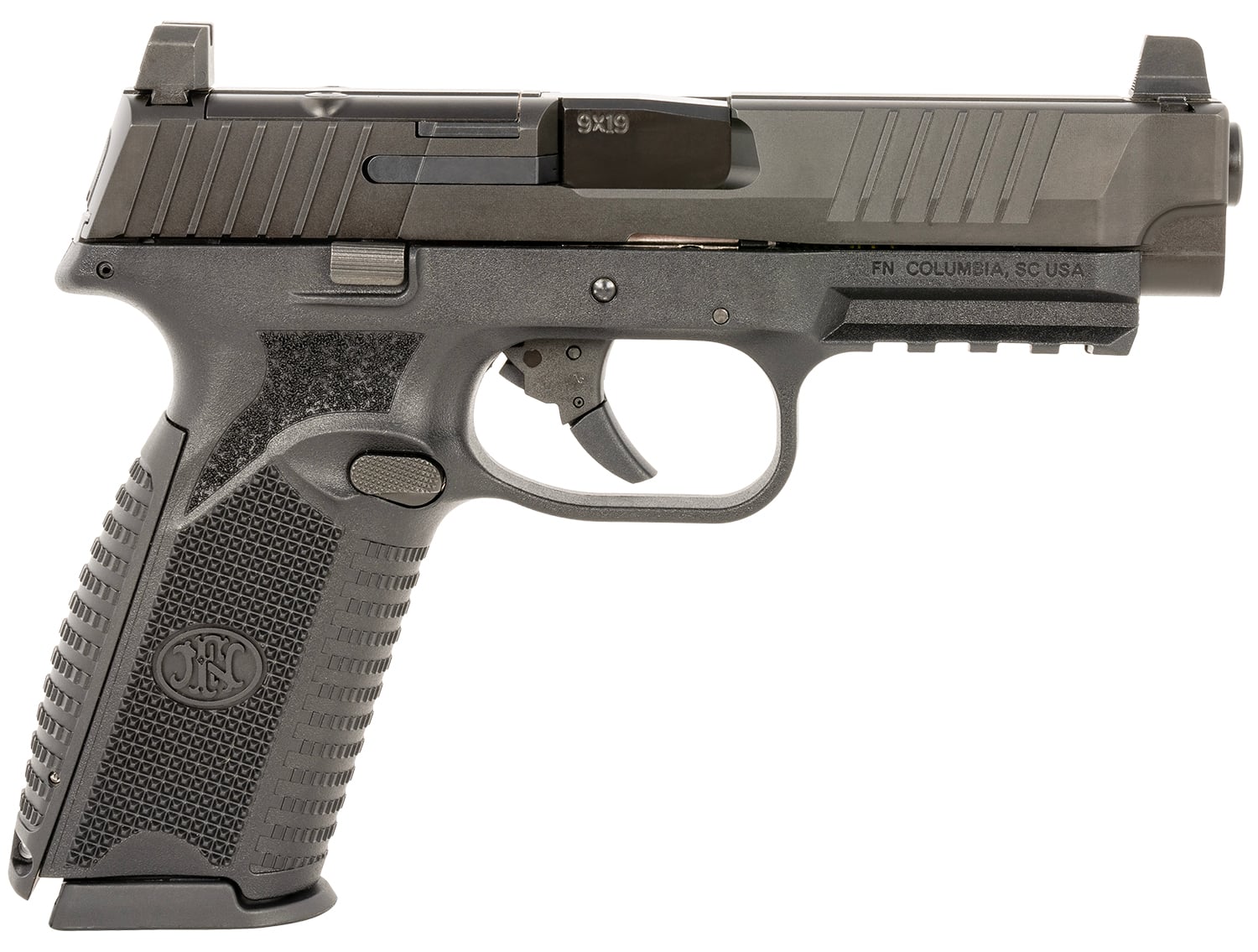 FN America 509 Full-Size MRD 9mm 4.50" 10rds Pistol, Black - 66-100718