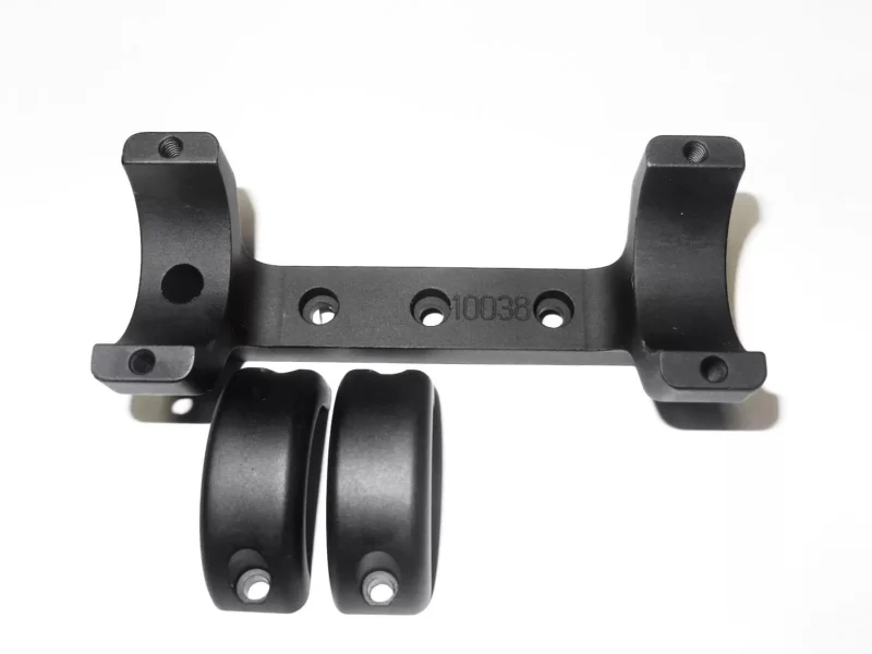 DNZ Integrated Rings Base Mount - CVA Black Powder Rifles 30mm High - Black