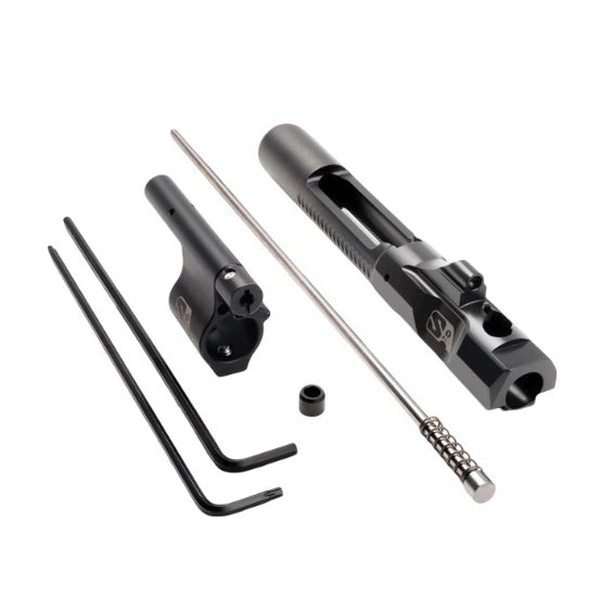 Superlative Arms Mid-Length Piston System w/Solid Set Screw Gas Block 0.625" x 1", Black