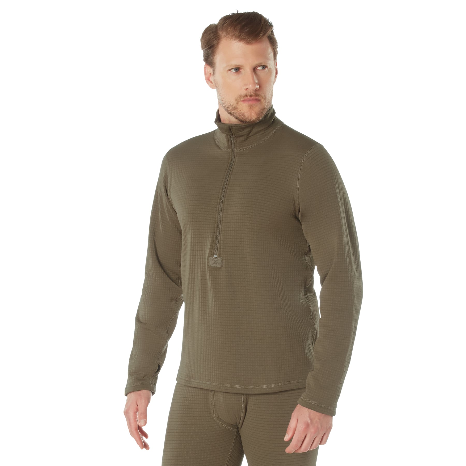 Rothco Ecwcs Gen III Mid-Weight Underwear Top Level Ii - Ar 670-1 Coyote Brown, X-Small