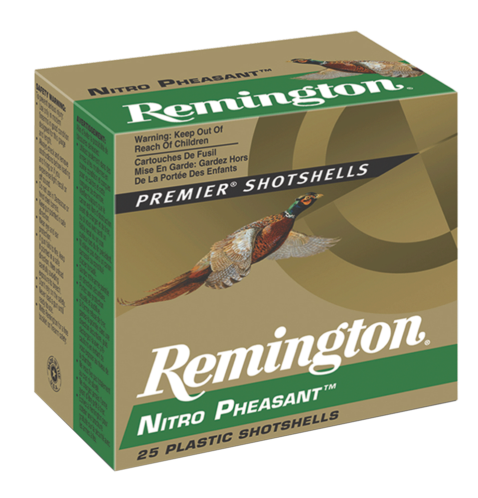 Remington Nitro Pheasant Loads 12 ga. 2.75 in. 1 1/4 oz. 4 Shot 25 rd. - Flat Rate Shipping Under 30lbs! - No Credit Card Fees