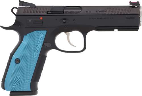 CZ Shadow 2 ACCU Blue 9mm Pistol - 4.89" Barrel, 17rd