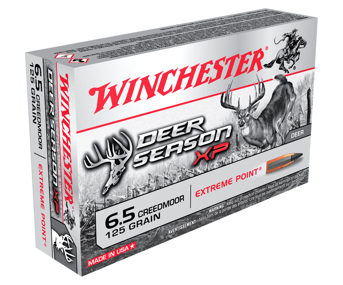 Winchester Deer Season 125 gr XP 6.5 Creedmoor Ammunition 20 Rounds - X65DS