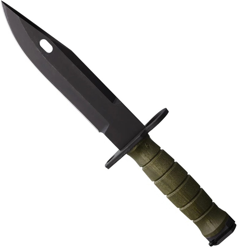 Ontario Knife Company M-9 Combat Knife Fixed Knife, OD Green