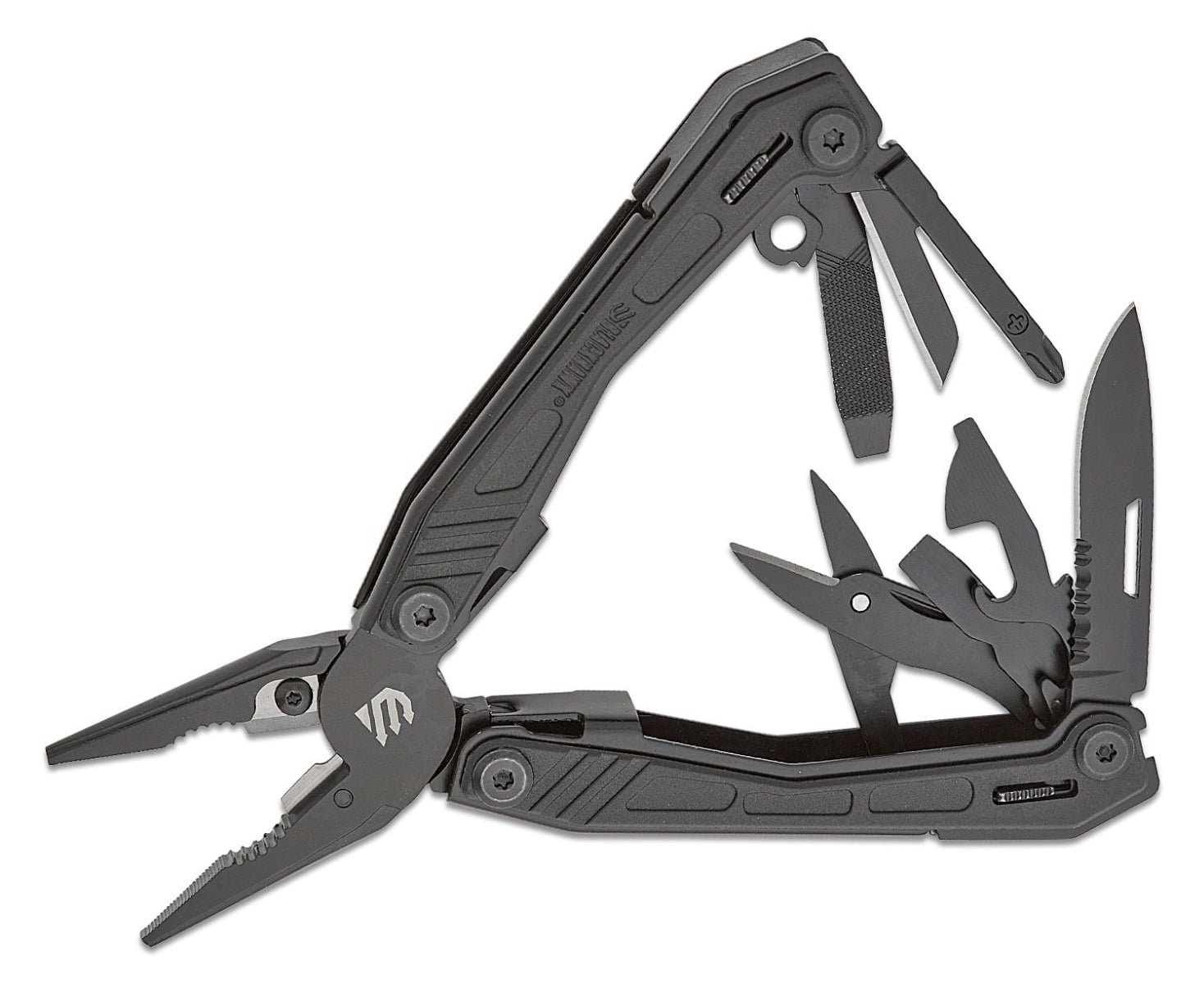 Blackhawk EDC Multi Tool Black Zytel Covers on Handle Injection Molded Sheath - BHMT20BK