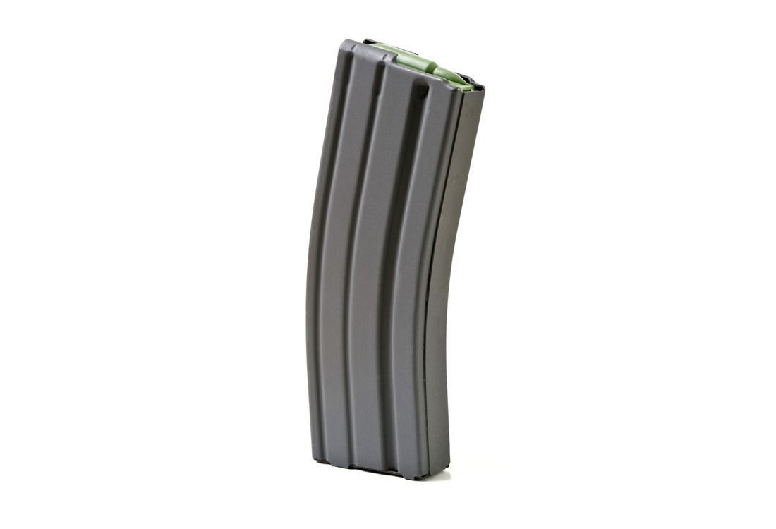 ASC 5.56/.223 AR-15 Aluminum 30 Round Magazine, Black Marlube, Orange Follower  - 30-223-AL-BM-O-ASC