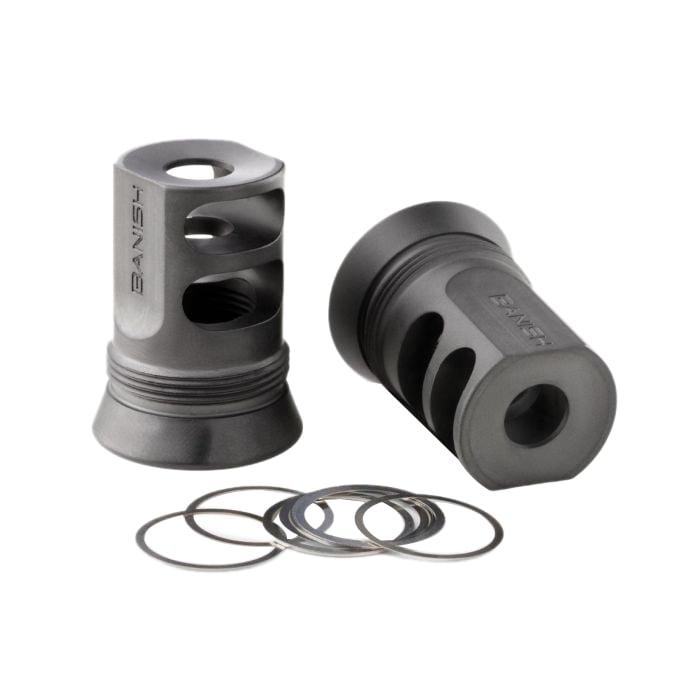Banish 30-Gold Muzzle Brake 5/8-24, Black