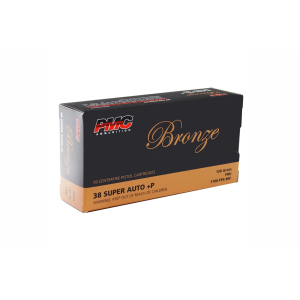 PMC Bronze 38 Super +P 130gr FMJ - Box of 50