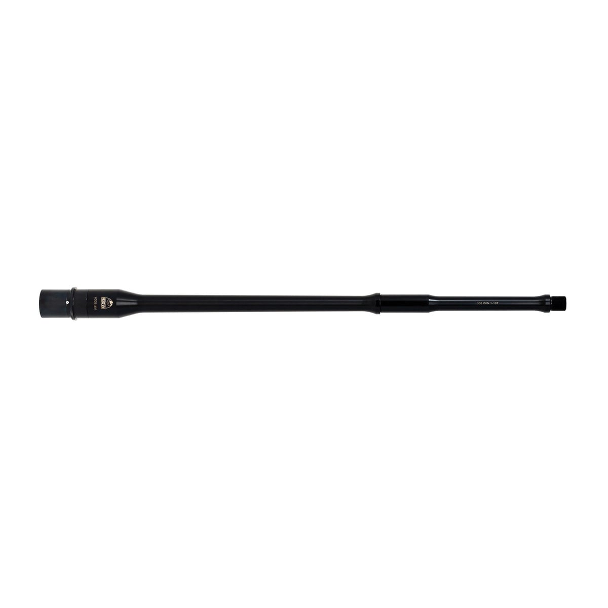 Faxon Firearms Duty Rifle-Length Button Rifled Big Gunner Barrel .308 Win 20", Black
