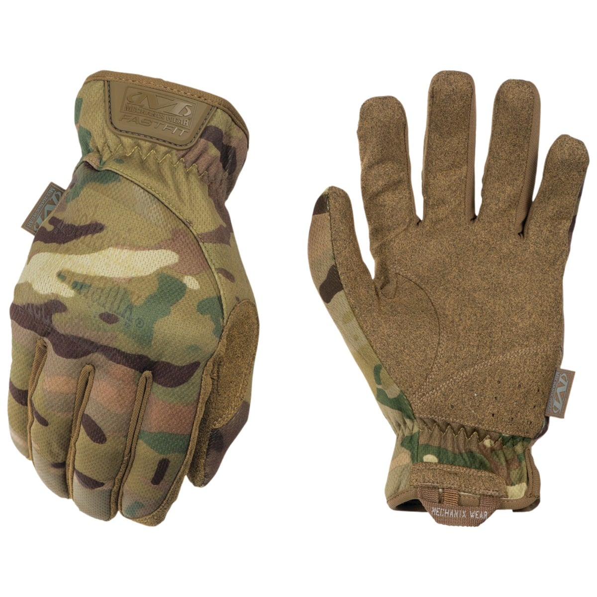Mechanix Wear FastFit Touchscreen Synthetic Leather, Multicam, Small - FFTAB-78-008