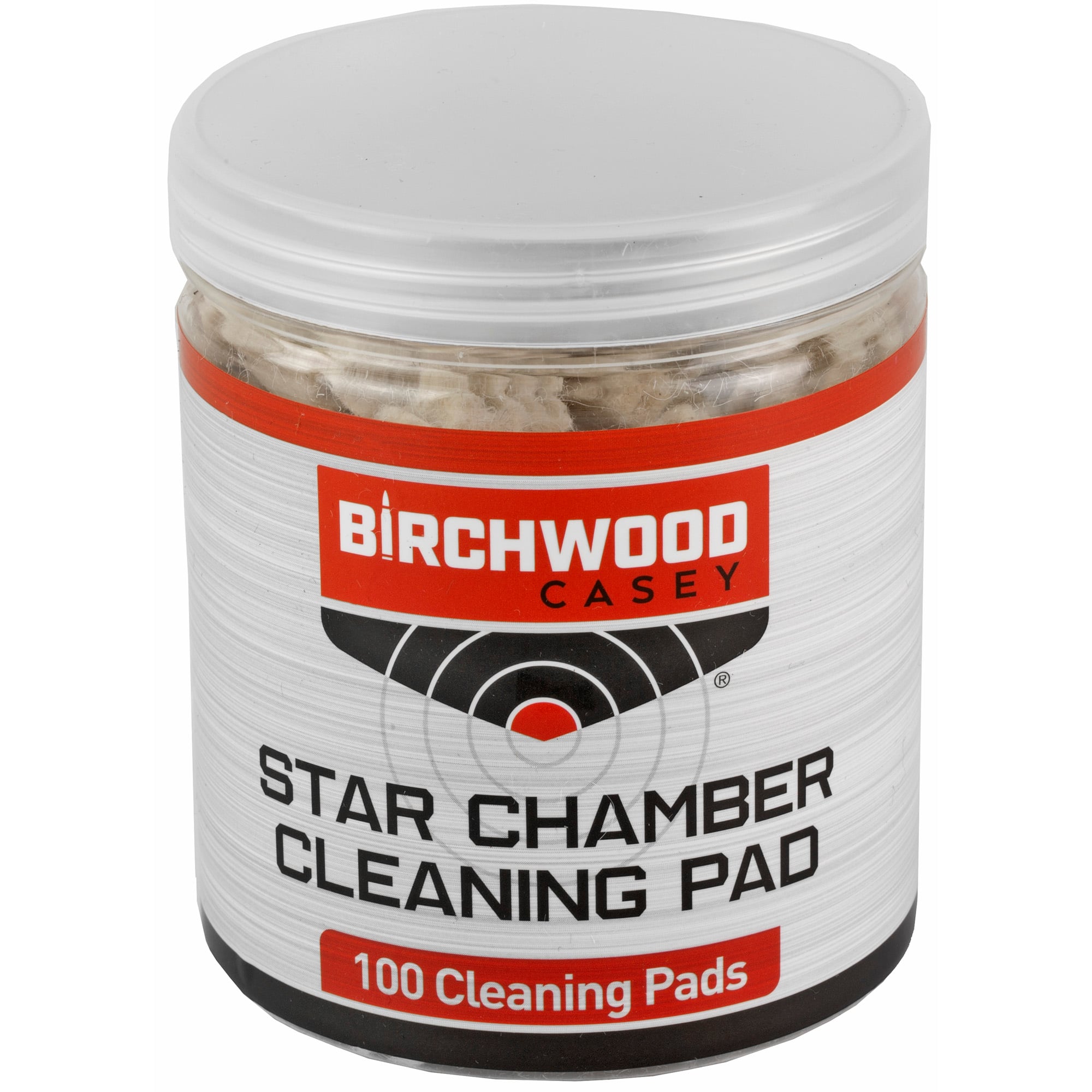 Birchwood Casey Star Chamber, Cleaning Pads, 100 Piece Container