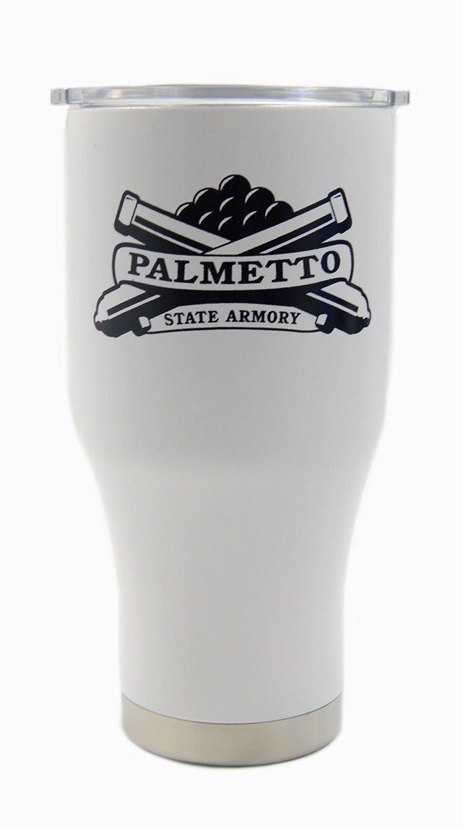 PSA 28oz Stainless Steel Tumbler - White w/ Navy Imprint