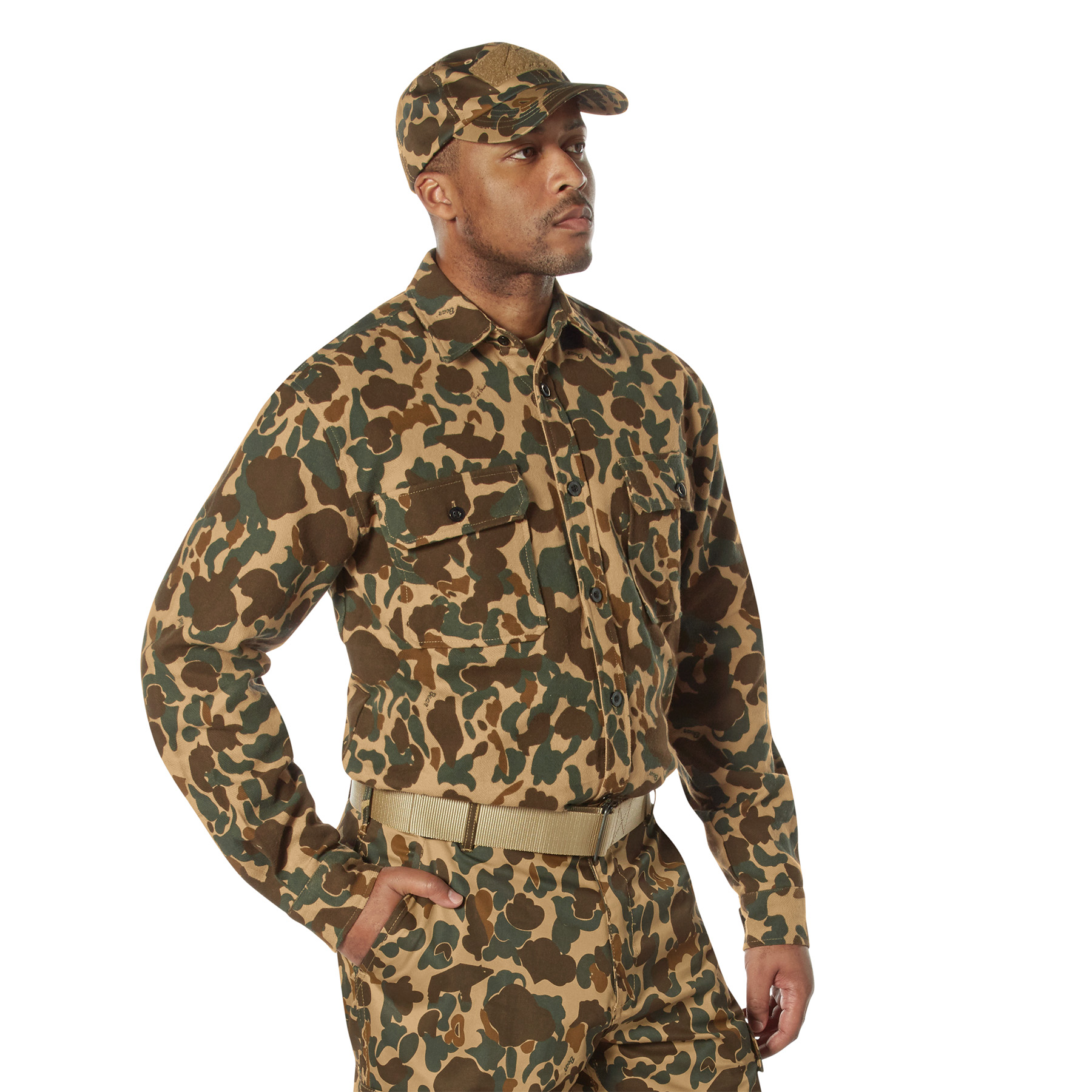 Rothco X Bear Archery Fred Bear Camo Flannel Shirt - Large