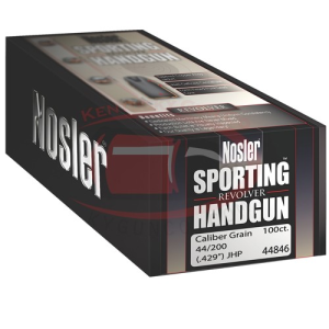 NOSLER Reloading Bullets JHP 44 Cal 200 Grain 250rd
