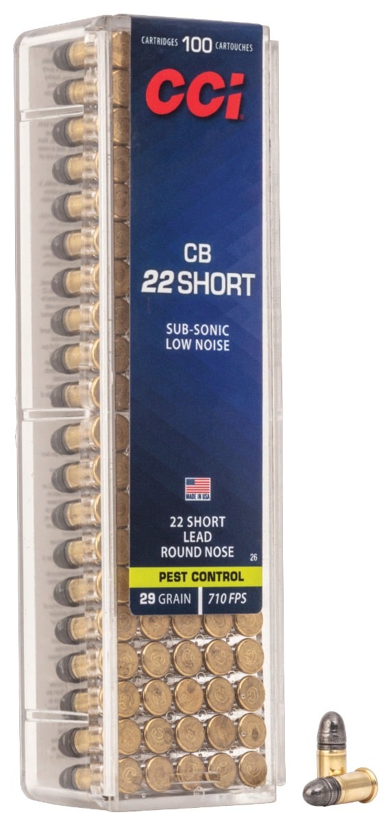 CCI .22 CB Short 29gr LRN Ammunition 100rds- - -0026